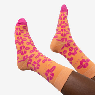 Socke - Retro - Pink