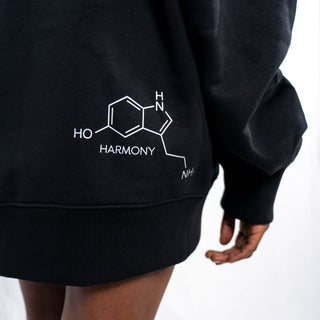 Hoodie - schwarz/silber - Harmony